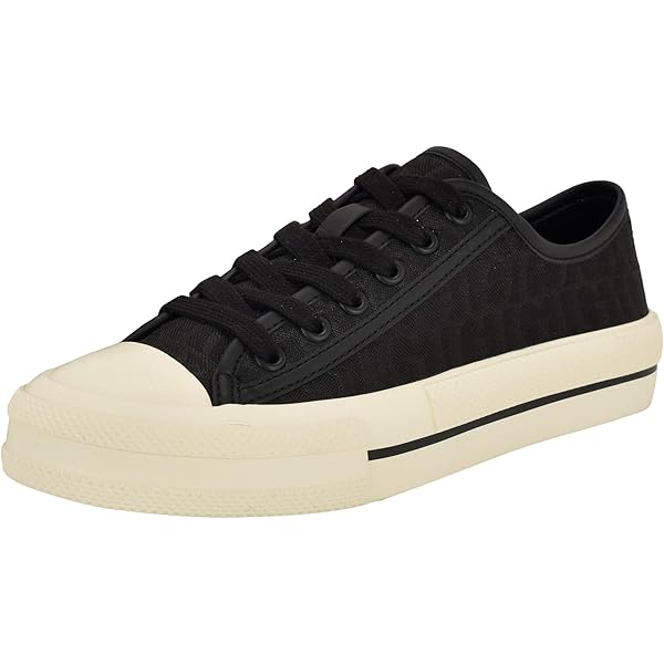 Amazon.com | Guess Women's Joezi Sneaker, Black 001, 5 | Fashion